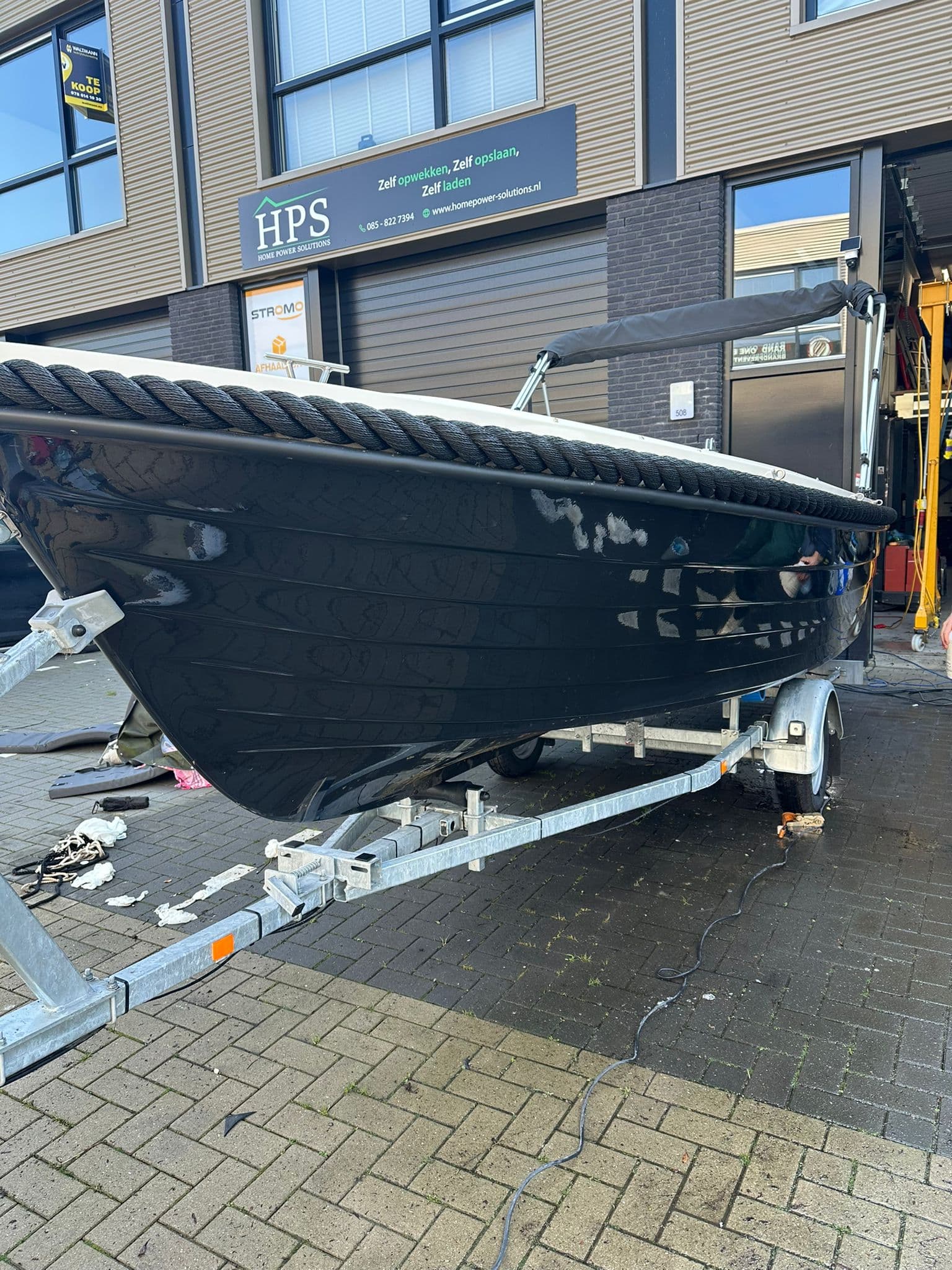 Boot na polijsten